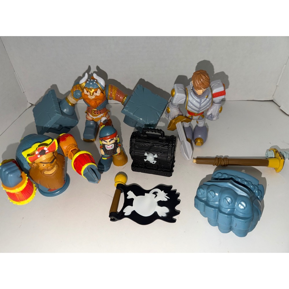 Little Tikes Kingdom Builders - Sledge Hammerfist Toy Action Figure Viking Lot